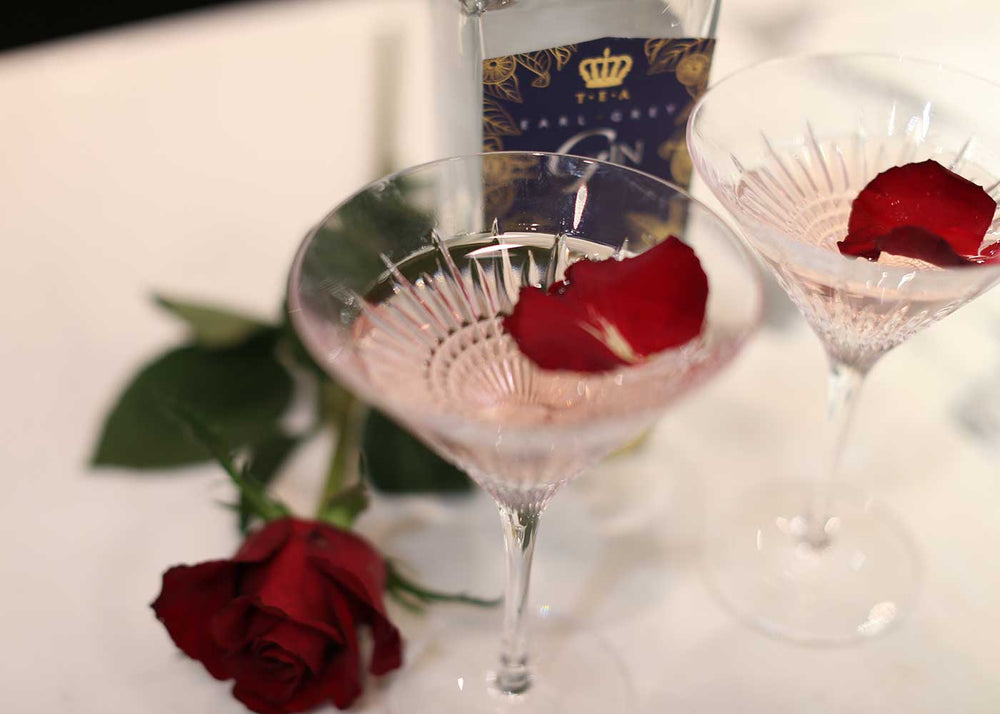 T.E.A Earl Grey Rose Petal Martini